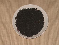 Black tea leaves