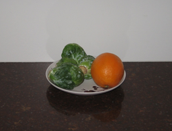 Brussels sprouts and oranges are excellent sources of vitamin C